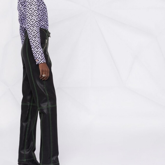 Versace Greca Silk Twill Blouse - Picture 3 of 16